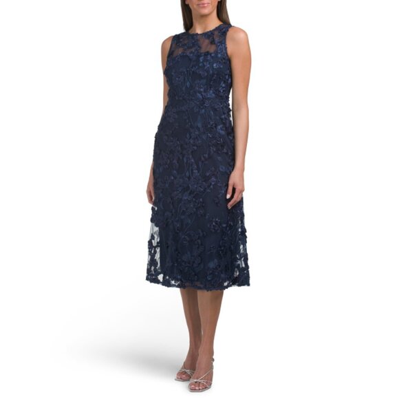 sam edelman embroidered mesh dress Bluebell Brocade Gown– Teuta Matoshi main image 0
